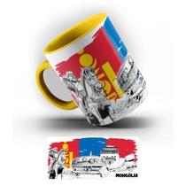 Caneca de Porcelana Mongólia Pontos Turísticos 325 ml. Caneca de Porcelana Mongólia Pontos Turísticos 325 ml.