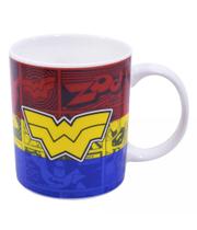 Caneca De Porcelana Mulher Maravilha 370ml Liga Da Justiça - DRINA