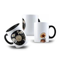 Caneca de Porcelana Música Vinil Antigo e Vitrola 325mL Caneca de Porcelana Música Vinil Antigo e Vitrola 325mL