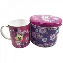 Caneca De Porcelana Na Lata Minnie: Disney