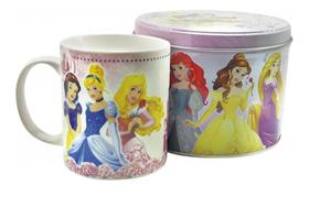 Caneca De Porcelana Na Lata Princesas 350ml - Disney