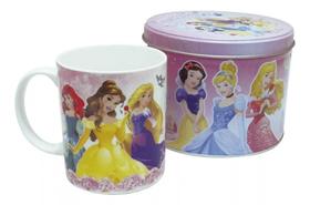 Caneca De Porcelana Na Lata Princesas 350ml - Disney
