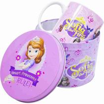 Caneca De Porcelana Na Lata Princesinha Sofia 350ml - Disney Caneca De Porcelana Na Lata Princesinha Sofia 350ml - Disney