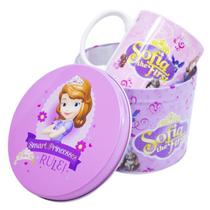 Caneca de porcelana na lata princesinha sofia 350ml - disney Caneca de porcelana na lata princesinha sofia 350ml - disney