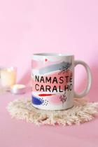 caneca de porcelana namastê caralho -325 ML - unitário caneca de porcelana namastê caralho -325 ML - unitário