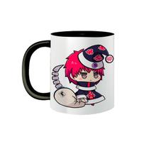 Caneca de Porcelana Naruto Sasori Akatsuki Padoru 325mL Caneca de Porcelana Naruto Sasori Akatsuki Padoru 325mL