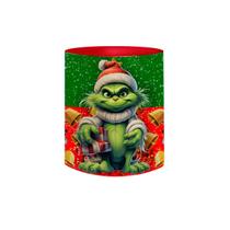 Caneca de Porcelana Natal Grinch Fantasiado de Papai Noel Caneca de Porcelana Natal Grinch Fantasiado de Papai Noel