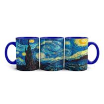 Caneca de Porcelana Noite Estrelada Vicent Van Gogh 325mL Caneca de Porcelana Noite Estrelada Vicent Van Gogh 325mL