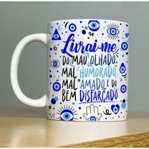 Caneca de porcelana Olho Grego Caneca de porcelana Olho Grego