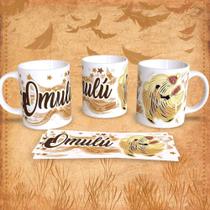 Caneca de Porcelana Orixás Omulú 325ML Decorada para Presente e Uso Diário Outras Marcas Caneca de Porcelana Orixás Omulú 325ML Decorada para Presente e Uso Diário Outras Marcas