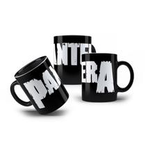 Caneca de Porcelana Pantera Heavy Metal Pesado Rock 325mL