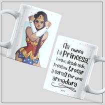 Caneca de Porcelana personalizada 325ml Ela nunca foi princesa