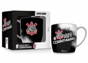 Caneca de porcelana personalizada corinthians 300ml com alça na caixa Caneca de porcelana personalizada corinthians 300ml com alça na caixa