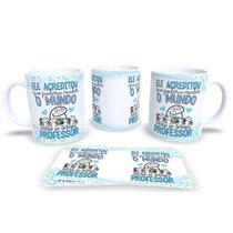 Caneca de Porcelana Personalizada Estampa Professor Presente Educador Caneca de Porcelana Personalizada Estampa Professor Presente Educador