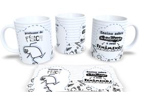Caneca de Porcelana Personalizada Estampa Professor Varias Materias