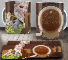 Caneca de porcelana personalizada - Feliz Páscoa