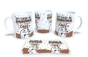 Caneca de Porcelana Personalizada Flork Frases Engraçadas, Deboche Pack5