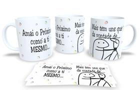 Caneca de Porcelana Personalizada Flork Frases Engraçadas, Divertidas e Deboche P12