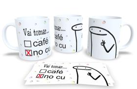Caneca de Porcelana Personalizada Flork Frases Engraçadas, Divertidas e Deboche P12