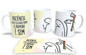 Caneca de Porcelana Personalizada Flork Frases Engraçadas, Divertidas e Deboche P14