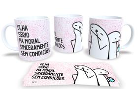 Caneca de Porcelana Personalizada Flork Frases Engraçadas, Divertidas e Deboche P14