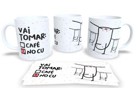 Caneca de Porcelana Personalizada Flork Frases Engraçadas, Divertidas e Deboche P14