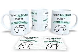 Caneca de Porcelana Personalizada Flork Frases Engraçadas, Divertidas e Deboche P15