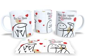 Caneca de Porcelana Personalizada Flork Frases Engraçadas, Divertidas e Deboche P17