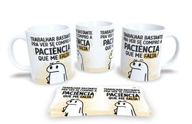 Caneca de Porcelana Personalizada Flork Frases Engraçadas, Divertidas e Deboche Pack7