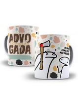 Caneca de porcelana Personalizada Flork Profissão ADVOGADA 325ml