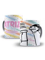 Caneca de porcelana Personalizada Flork Profissão ATRIZ 325ml