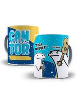 Caneca de porcelana Personalizada Flork Profissão CANTOR 325ml