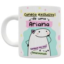 Caneca de porcelana personalizada FLORK - Signo Áries - Ariana