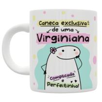 Caneca de porcelana personalizada FLORK - Signo Virgem - Virginiana