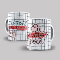 Caneca de Porcelana Personalizada - Namorados