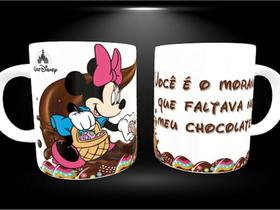 Caneca de Porcelana Personalizada Páscoa Minnie 300ml