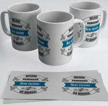 Caneca de porcelana Personalizada - presente para Melhor Namorado (a)