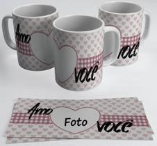 Caneca de porcelana Personalizada - presente para Namorado (a) Amo você