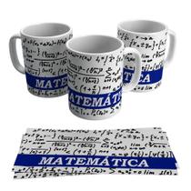 Caneca de porcelana personalizada Profissões Matemática M02