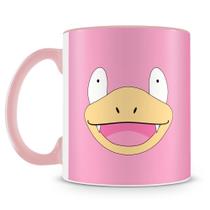 Caneca de Porcelana Pokémon Slowpoke com Alça Rosa Caneca de Porcelana Pokémon Slowpoke com Alça Rosa