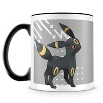 Caneca de Porcelana Pokémon Umbreon com Alça Preta