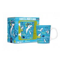 Caneca de Porcelana Premium - 260ml - Tubarão - Brasfoot