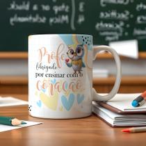 Caneca de Porcelana Presente Professora Caneca de Porcelana Presente Professora