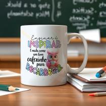 Caneca de Porcelana Presente Professora Caneca de Porcelana Presente Professora