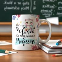Caneca de Porcelana Presente Professora Caneca de Porcelana Presente Professora
