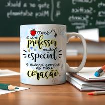 Caneca de Porcelana Presente Professora Caneca de Porcelana Presente Professora