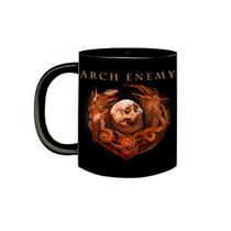 Caneca de Porcelana Preta Banda Arch Enemy Melodic Metal