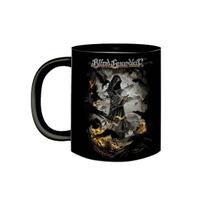 Caneca de Porcelana Preta Banda Blind Guardian Rock Metal 80