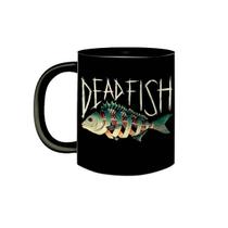 Caneca de Porcelana Preta Banda Dead Fish Punk Rock Nacional - VilelaGG