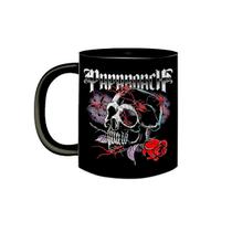 Caneca de Porcelana Preta Banda Papa Roach Metal Skull Flow Caneca de Porcelana Preta Banda Papa Roach Metal Skull Flow